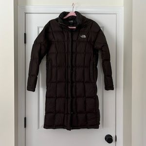 North Face Long Puffer-BROWN 🤎